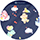 CARE BEARS DREAMS NAVY