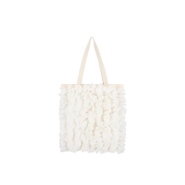 러플 라지 에메랄드 토트 썸네일 이미지 1