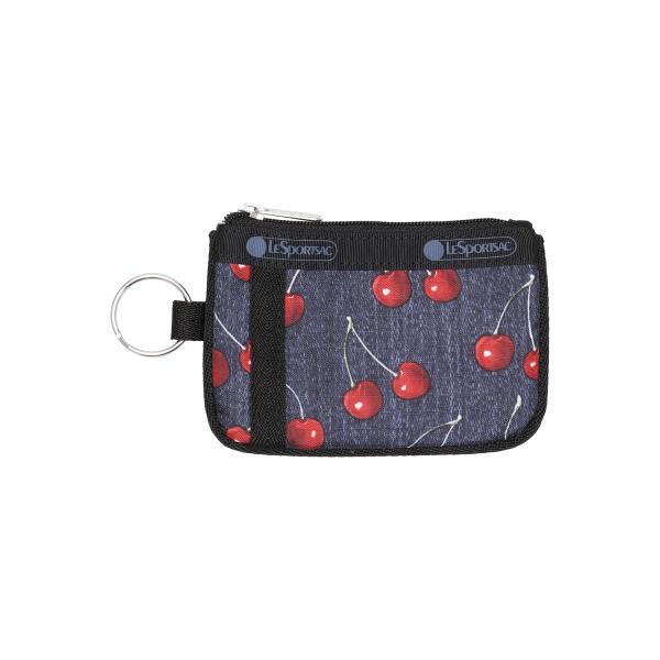 LeSportsac × CHALLENGER　KEY CARD HOLDER Solid Black Key Card Holder Wallet | LeSportsac
