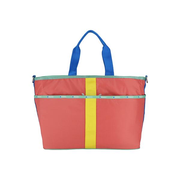 AEC 스트라이프 라지 짚 토트백 썸네일 이미지 2