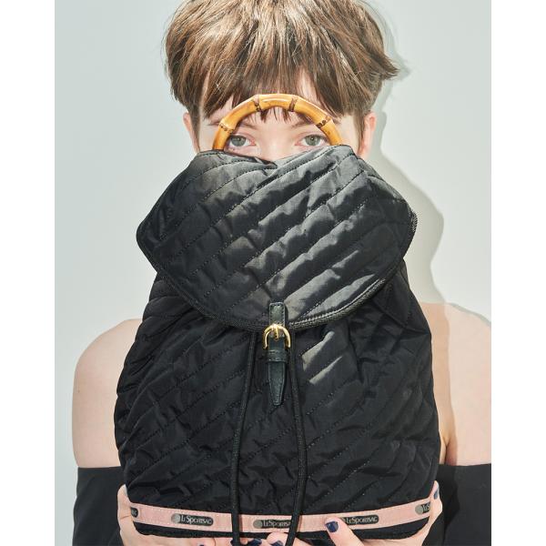 퀼트 뱀부 백팩 썸네일 이미지 5