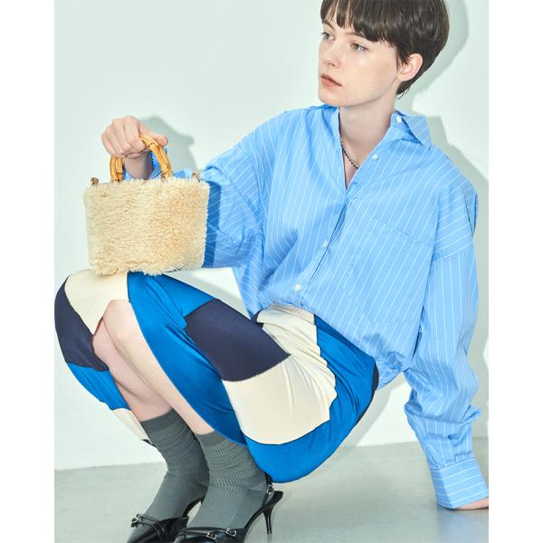 엑스트라 스몰 뱀부 토트백 썸네일 이미지 6